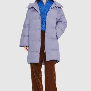 Puffy Puffer Down Jacket with Detachable Hood