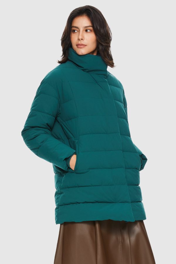 Quilted Mid-Length Coat - Image 11