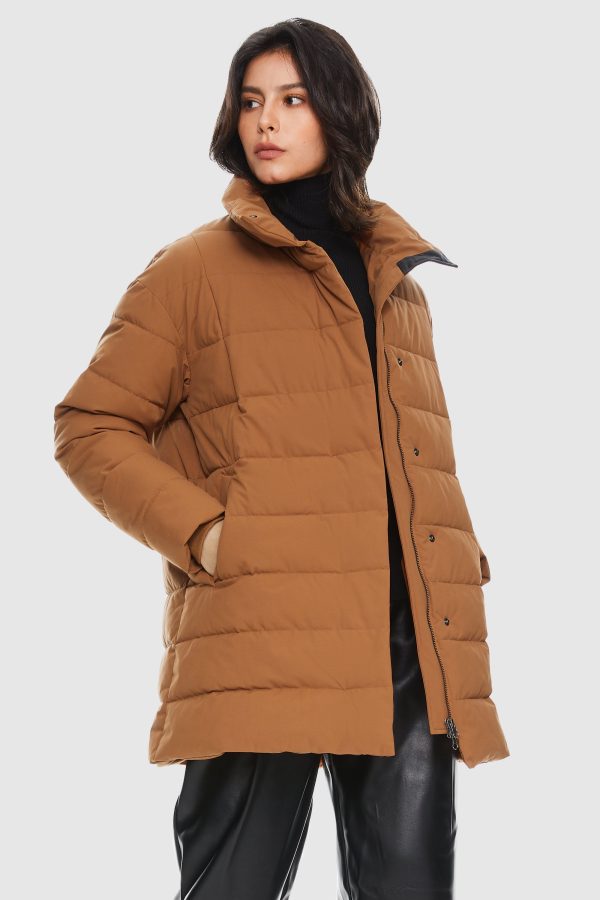 Quilted Mid-Length Coat - Image 3