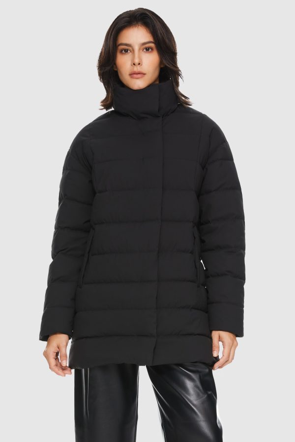Quilted Mid-Length Coat - Image 6