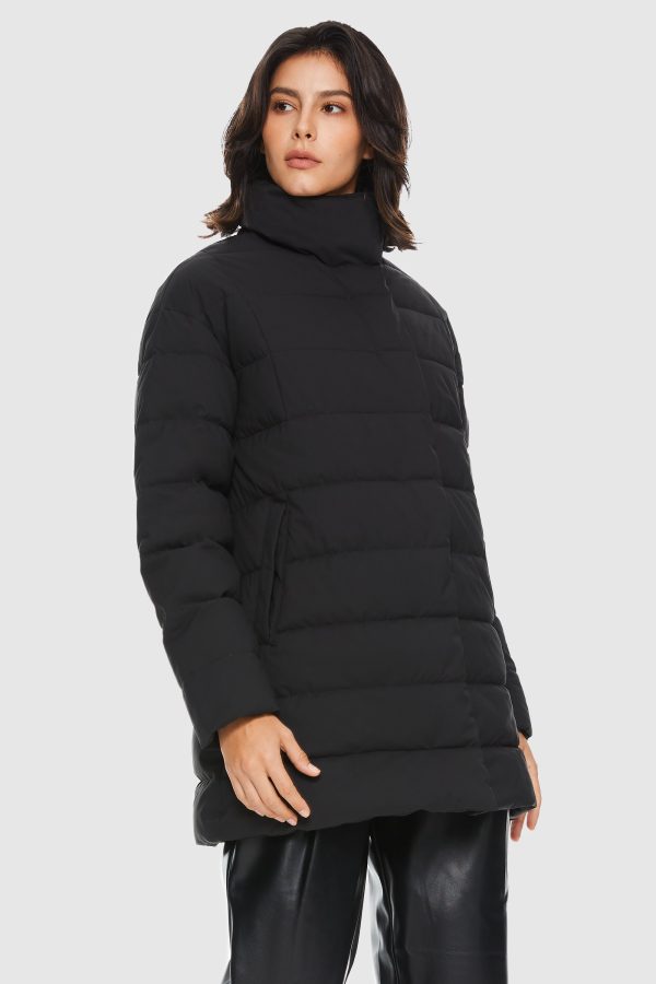 Quilted Mid-Length Coat - Image 7