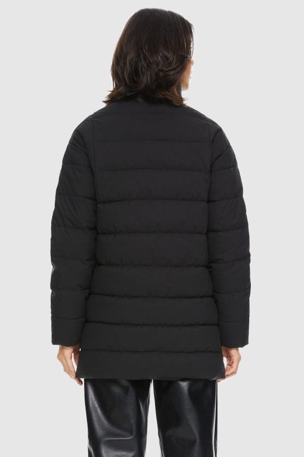 Quilted Mid-Length Coat - Image 8