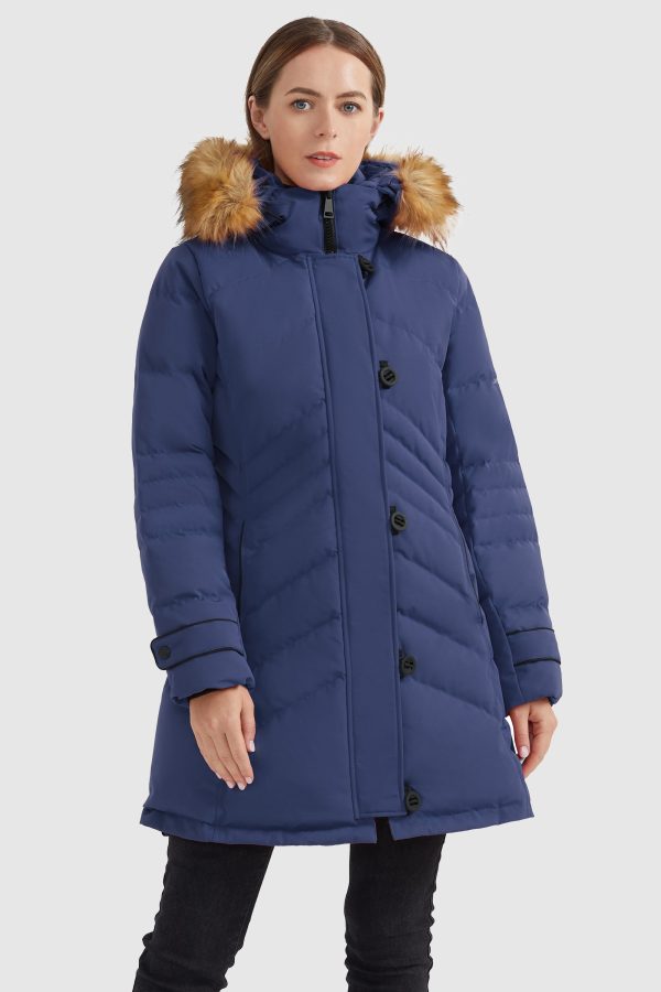 Quilted Thickned Down Coat - Image 14