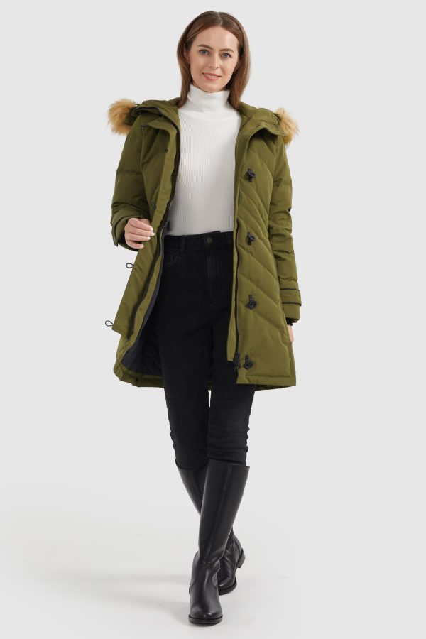 Quilted Thickned Down Coat - Image 5
