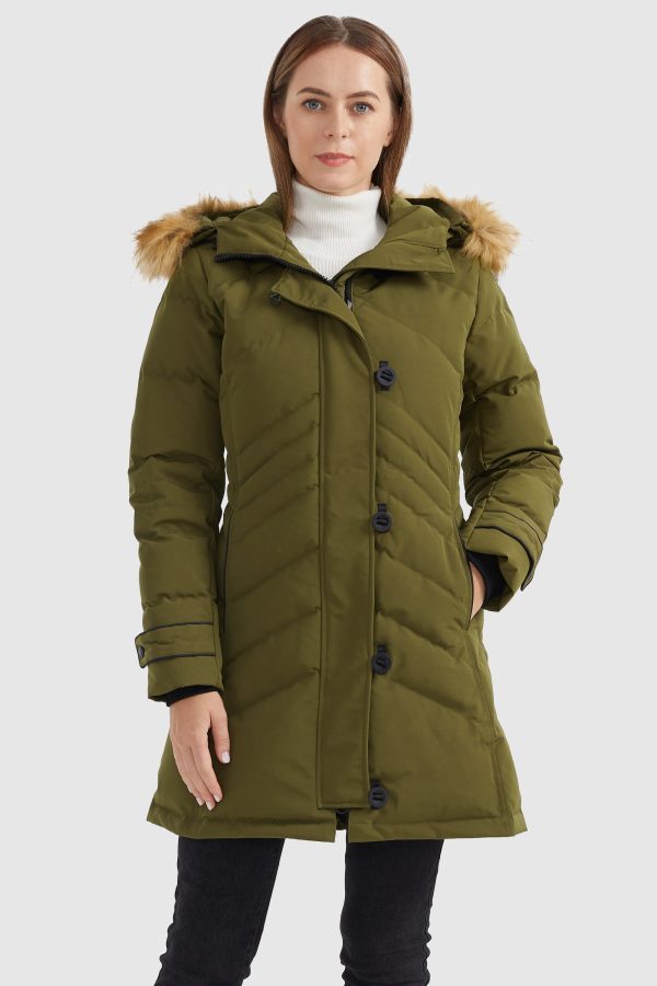 Quilted Thickned Down Coat - Image 6