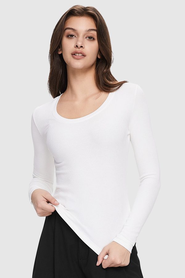 Scoop Neck Pullover Sweater - Image 3