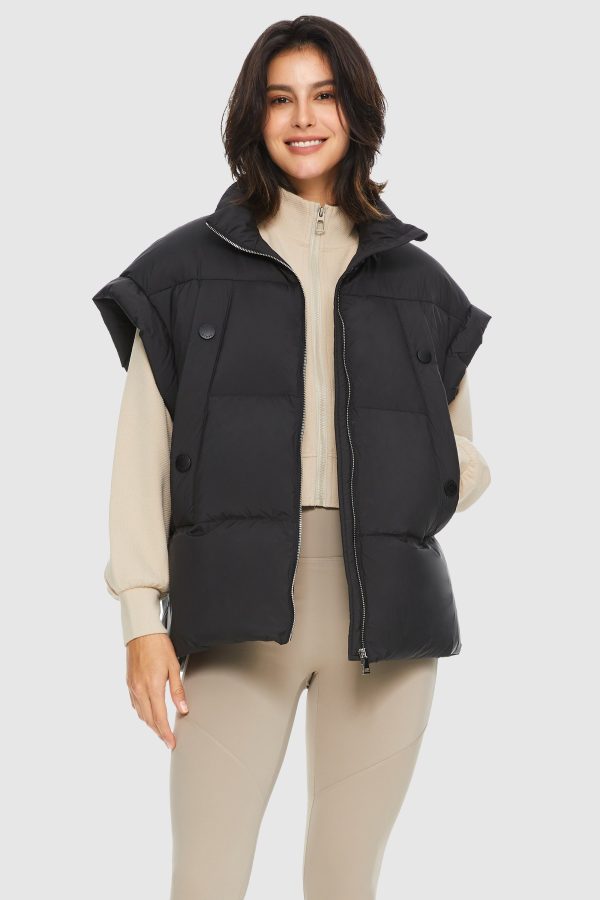 Sleeveless Classic Puffer Vest - Image 14
