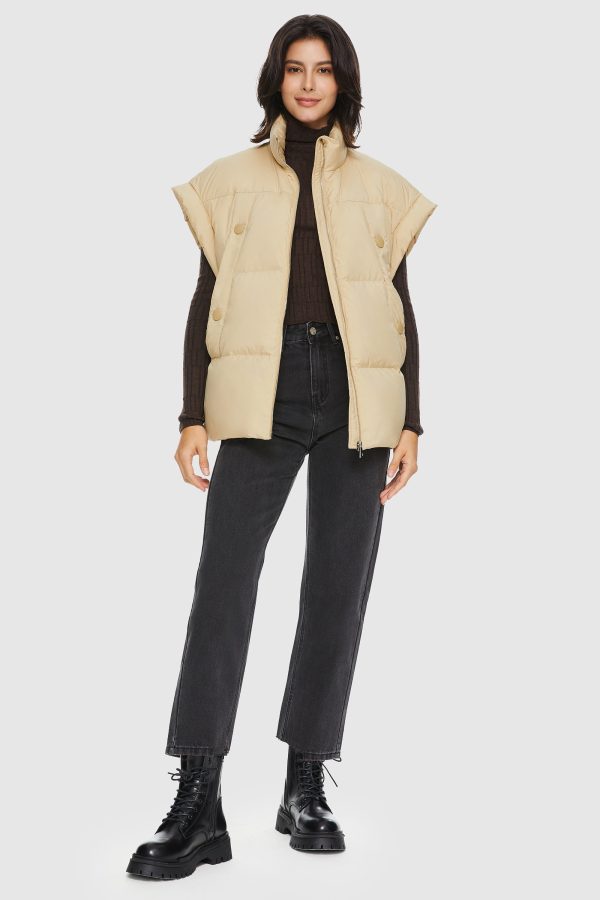 Sleeveless Classic Puffer Vest - Image 17