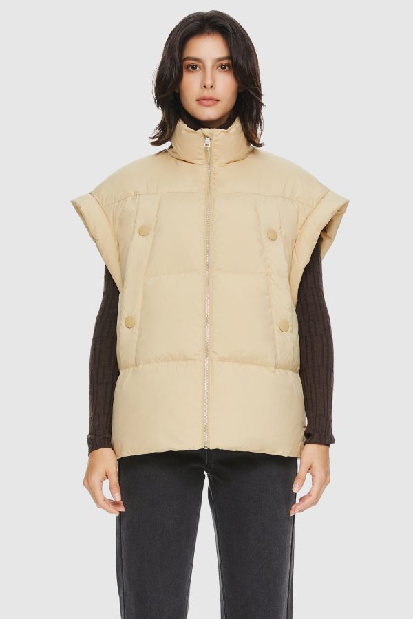 Sleeveless Classic Puffer Vest - Image 18