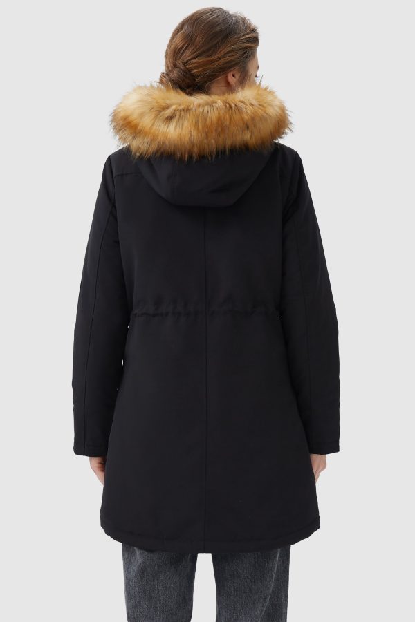 Thickened Fleece Lined Parka Jacket - Image 11
