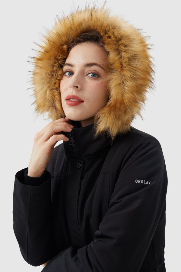 Thickened Fleece Lined Parka Jacket - Image 12