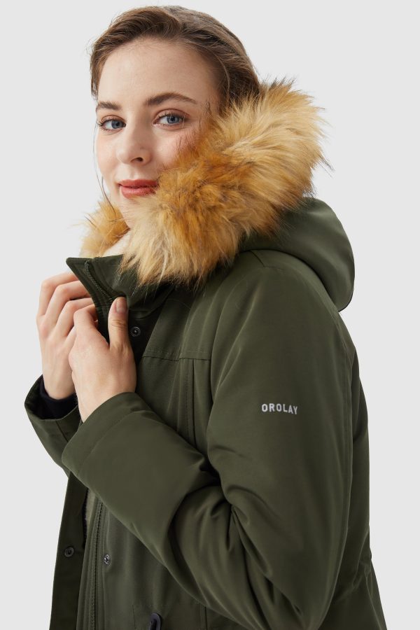 Thickened Fleece Lined Parka Jacket - Image 16