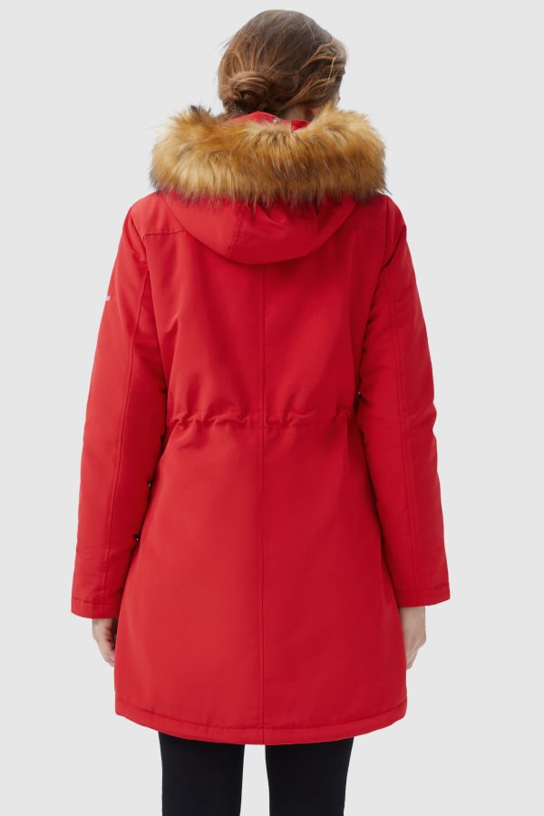 Thickened Fleece Lined Parka Jacket - Image 23