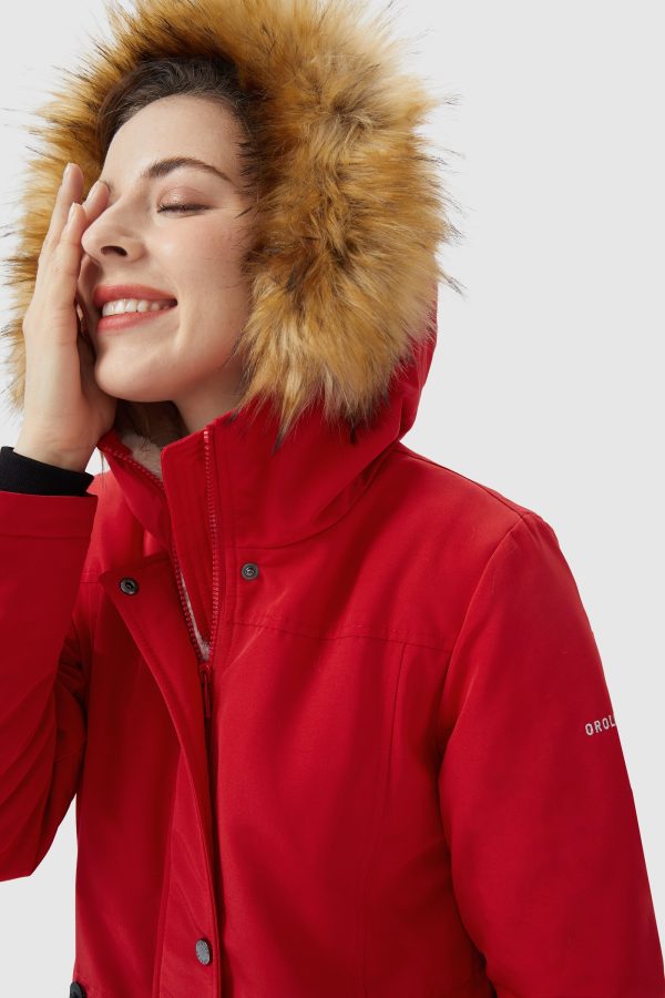 Thickened Fleece Lined Parka Jacket - Image 24