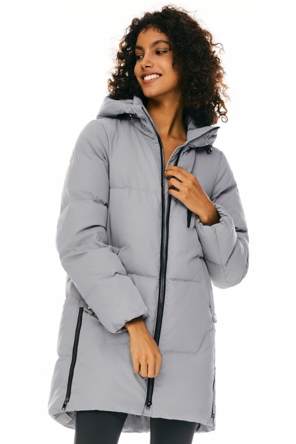 Two-Way Zipper Hooded Down Puffer Jacket - Image 2
