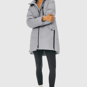 Two-Way Zipper Hooded Down Puffer Jacket