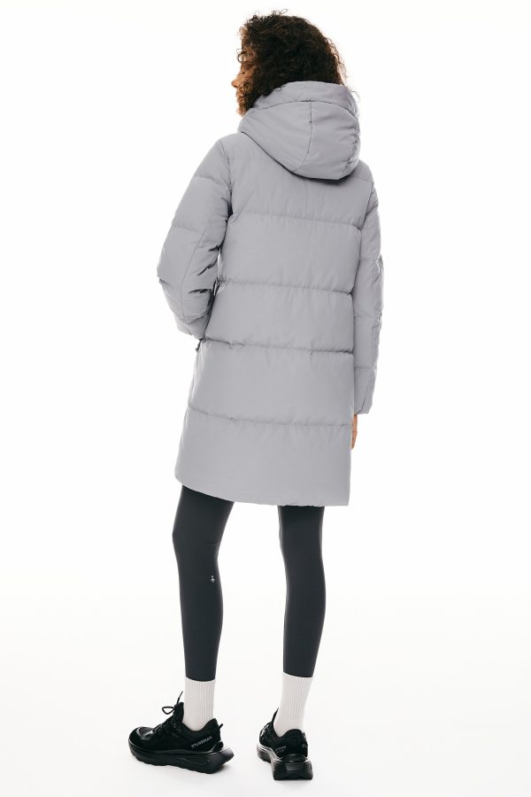 Two-Way Zipper Hooded Down Puffer Jacket - Image 3
