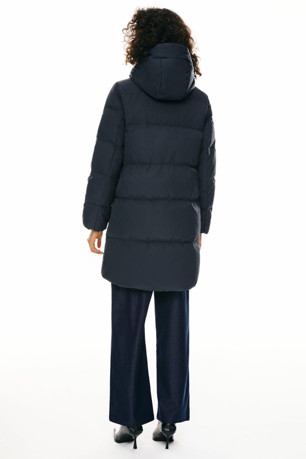 Two-Way Zipper Hooded Down Puffer Jacket - Image 20