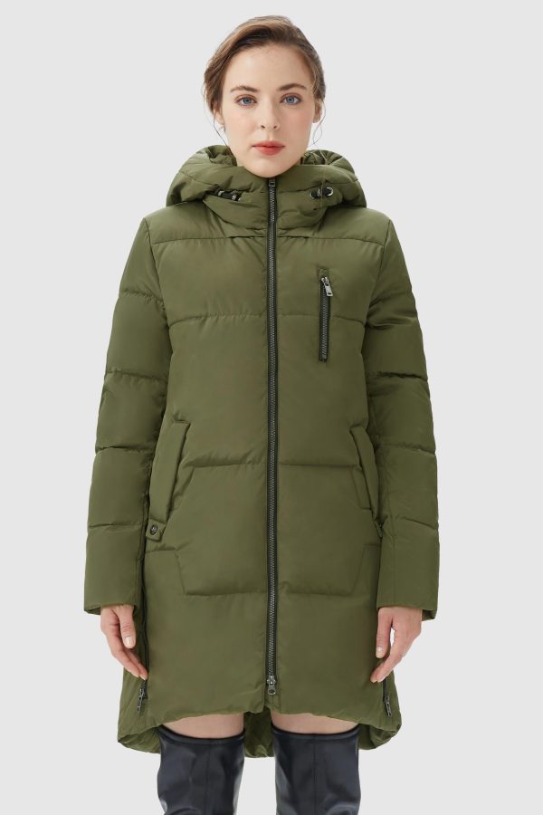 Two-Way Zipper Hooded Down Puffer Jacket - Image 23