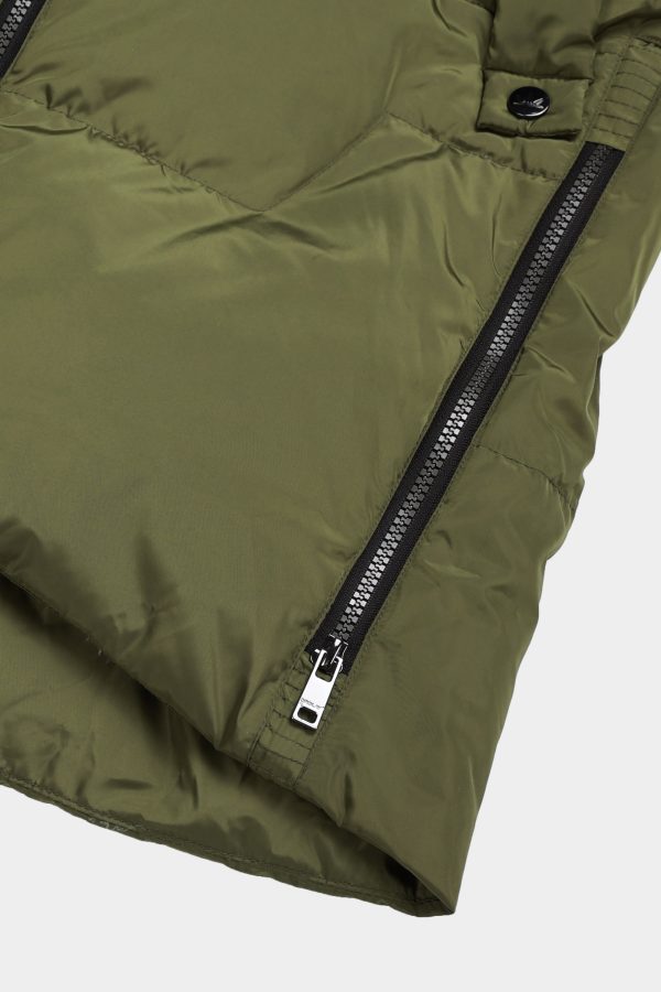 Two-Way Zipper Hooded Down Puffer Jacket - Image 27