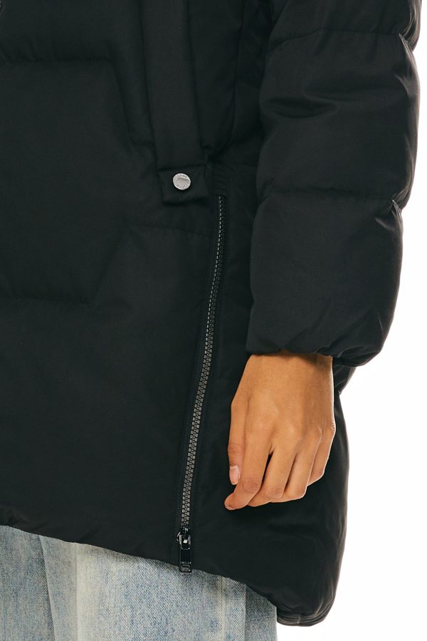 Two-Way Zipper Hooded Down Puffer Jacket - Image 11