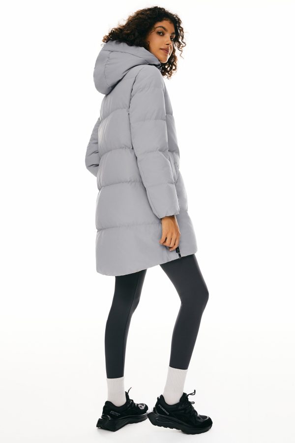 Two-Way Zipper Hooded Down Puffer Jacket - Image 5