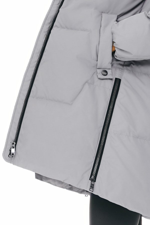 Two-Way Zipper Hooded Down Puffer Jacket - Image 6