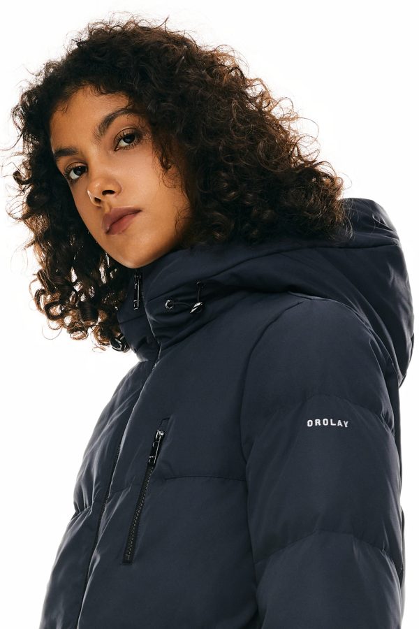 Two-Way Zipper Hooded Down Puffer Jacket - Image 21