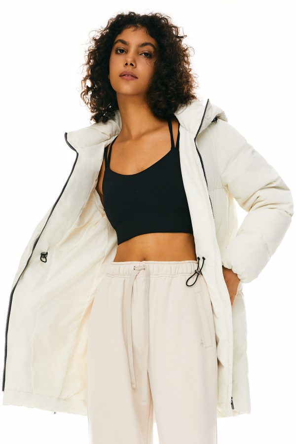 Two-Way Zipper Hooded Down Puffer Jacket - Image 15