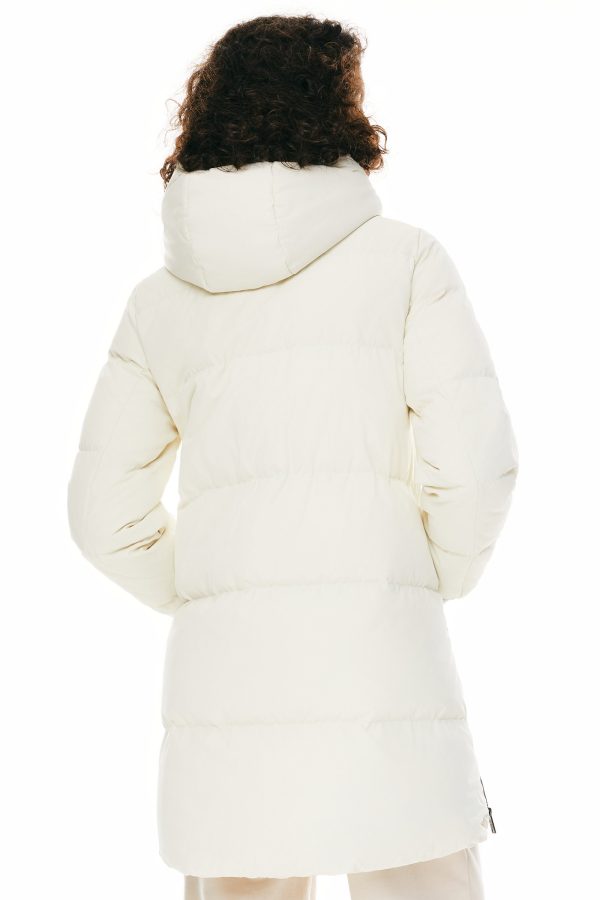 Two-Way Zipper Hooded Down Puffer Jacket - Image 17