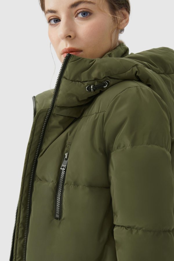 Two-Way Zipper Hooded Down Puffer Jacket - Image 25
