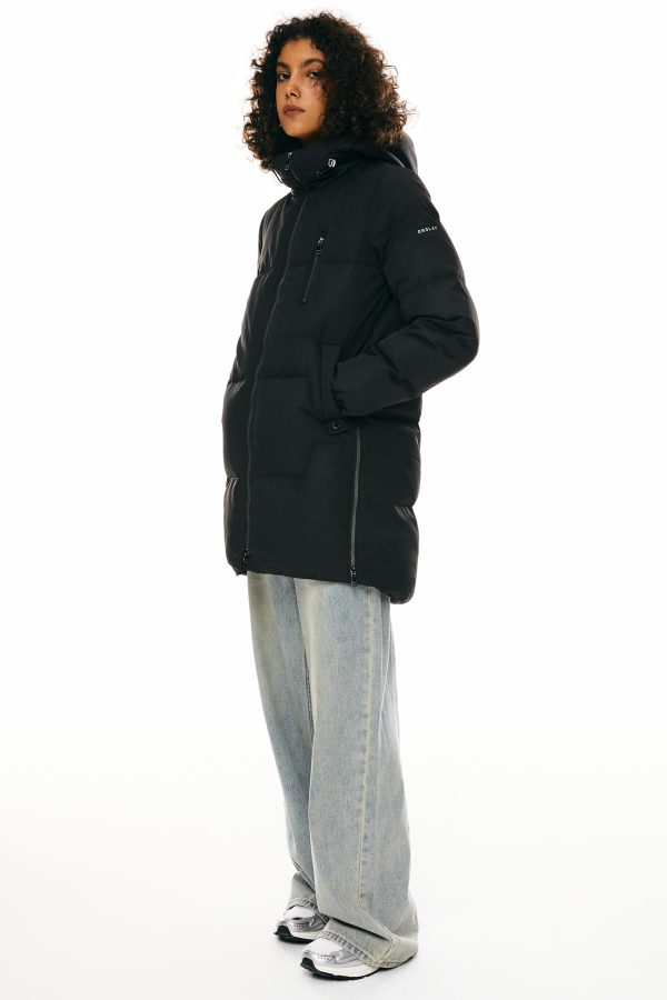 Two-Way Zipper Hooded Down Puffer Jacket - Image 8