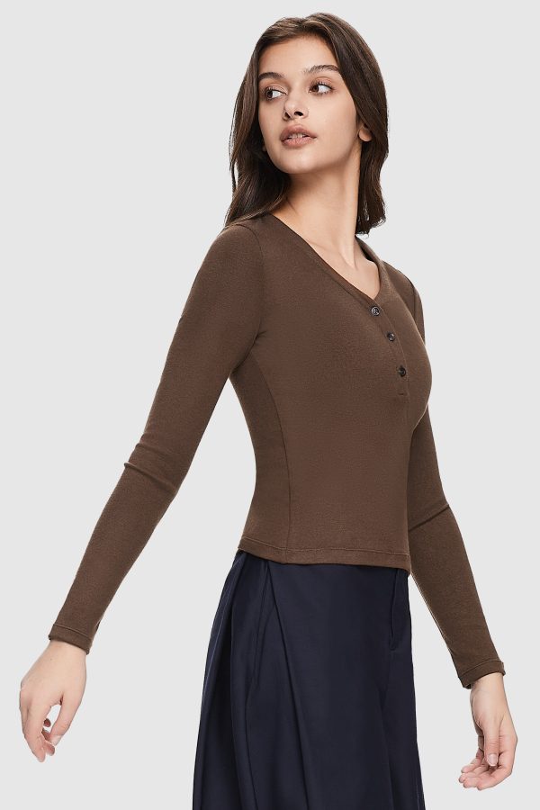 V-Neck Knit Sweater - Image 3