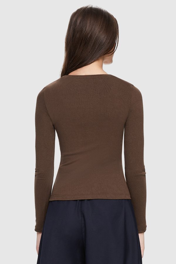 V-Neck Knit Sweater - Image 4