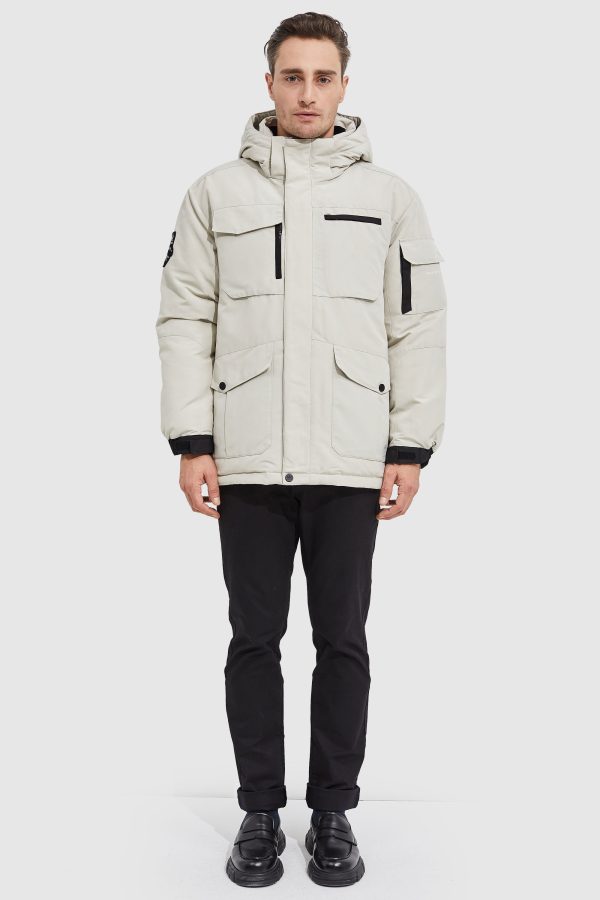Warm Anorak  Detachable Hood Down Parka - Image 12
