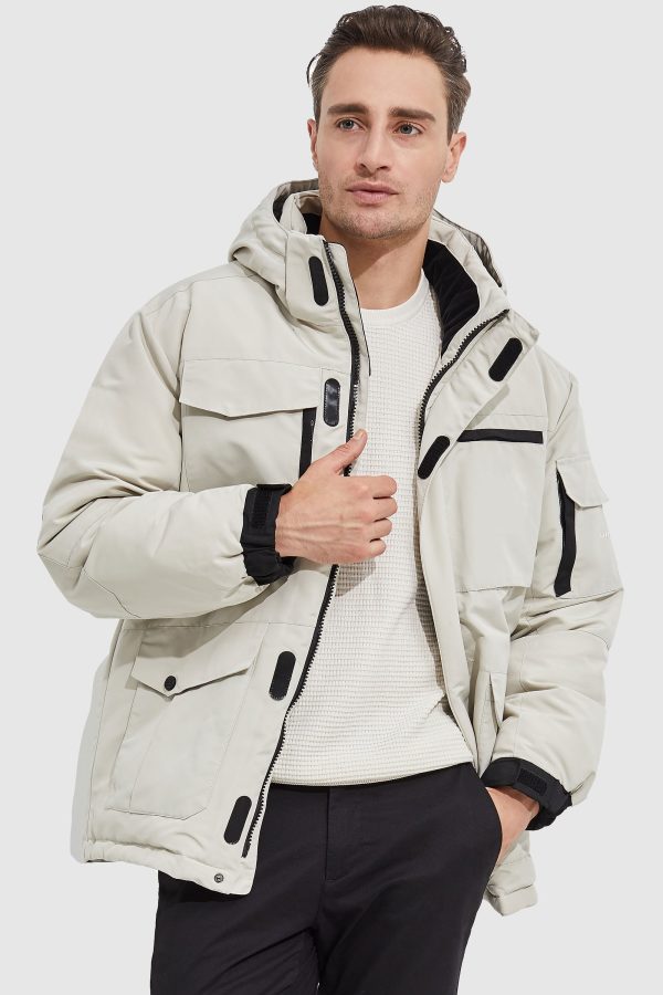 Warm Anorak  Detachable Hood Down Parka - Image 13