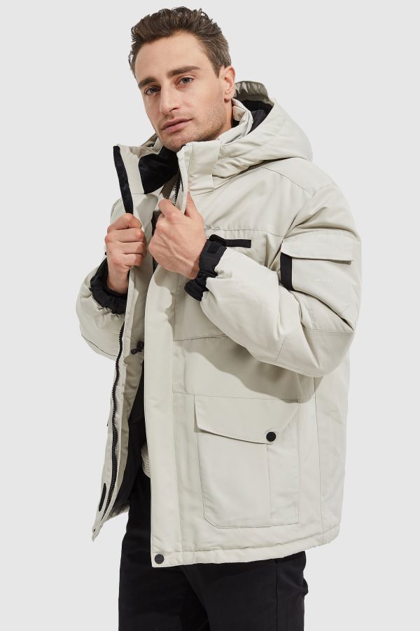 Warm Anorak  Detachable Hood Down Parka - Image 15