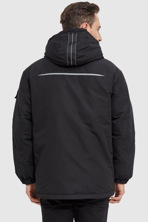 Warm Anorak  Detachable Hood Down Parka - Image 18