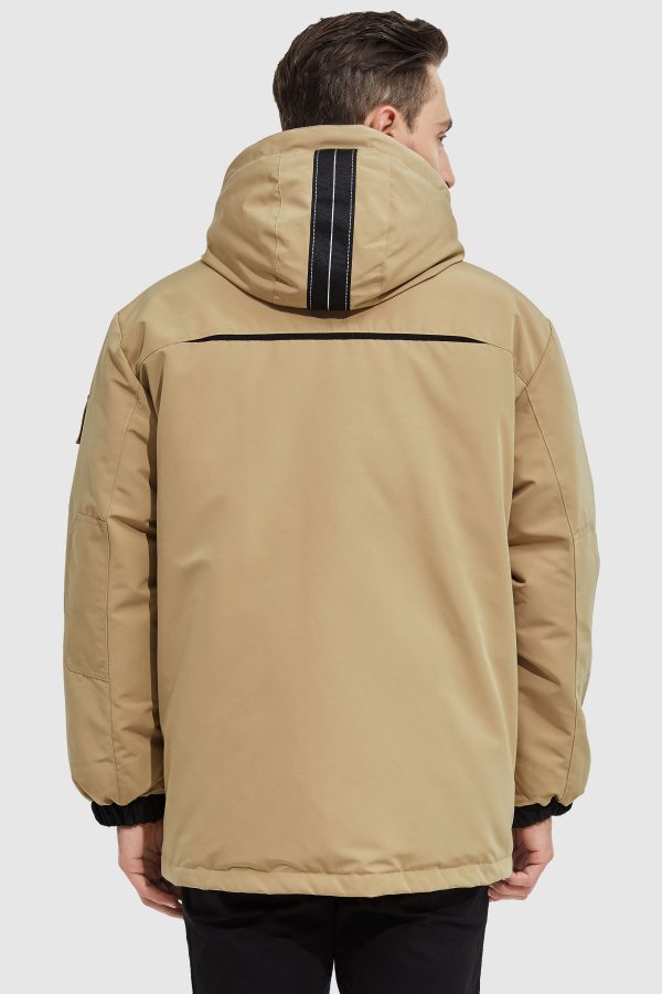 Warm Anorak  Detachable Hood Down Parka - Image 3