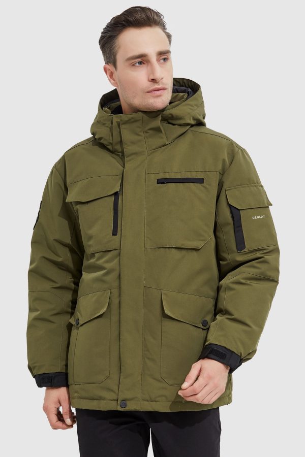 Warm Anorak  Detachable Hood Down Parka - Image 9