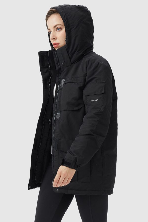 Warm Multiple Pockets Parka Down Jacket - Image 12