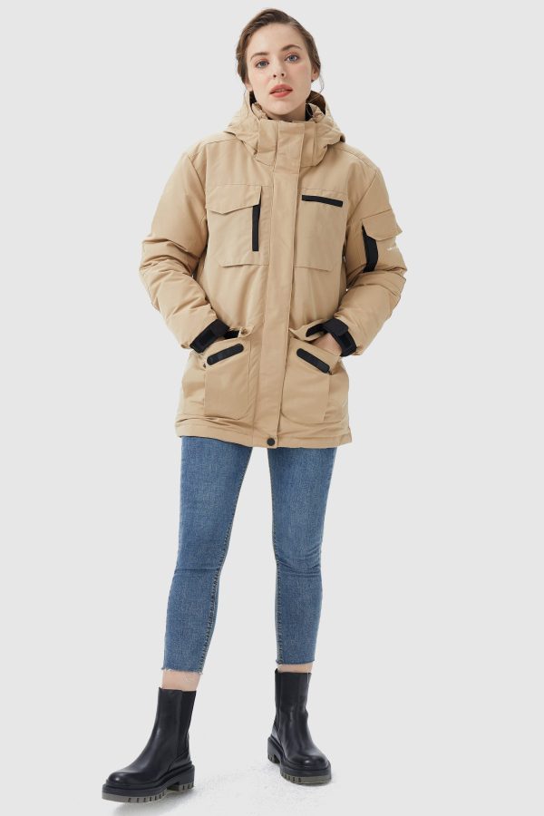 Warm Multiple Pockets Parka Down Jacket - Image 13
