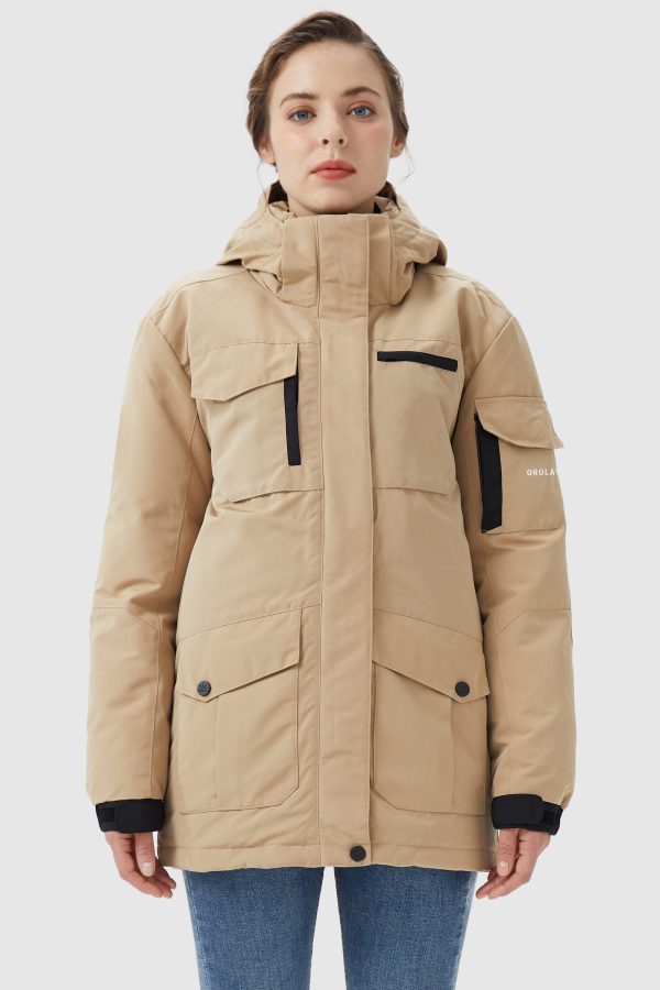 Warm Multiple Pockets Parka Down Jacket - Image 14