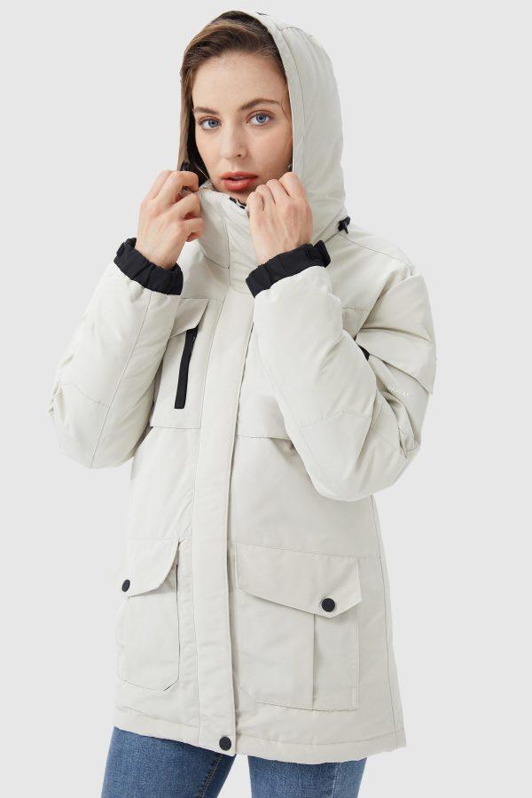 Warm Multiple Pockets Parka Down Jacket - Image 6