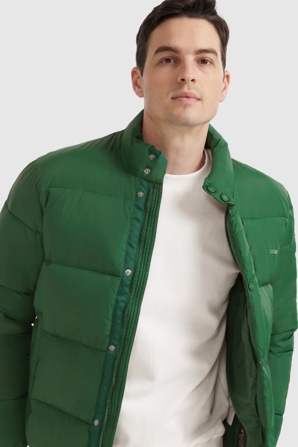 Water Repellent Slant Pocket Thickened Jacket - Image 12