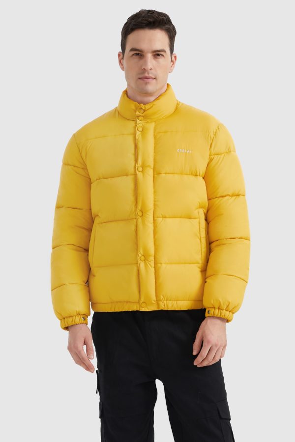 Water Repellent Slant Pocket Thickened Jacket - Image 6