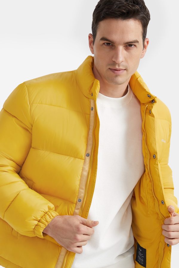 Water Repellent Slant Pocket Thickened Jacket - Image 8