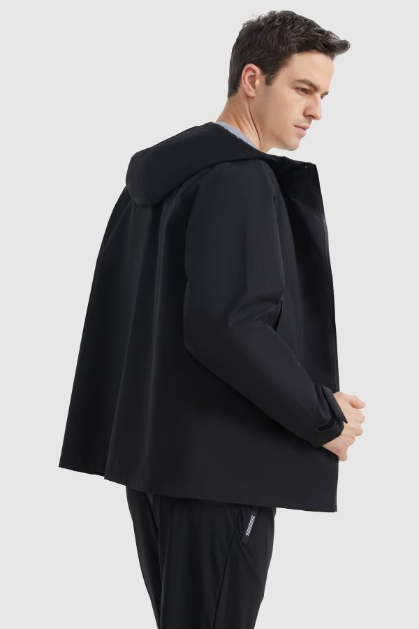 Waterproof Hooded Rain Jacket - Image 7
