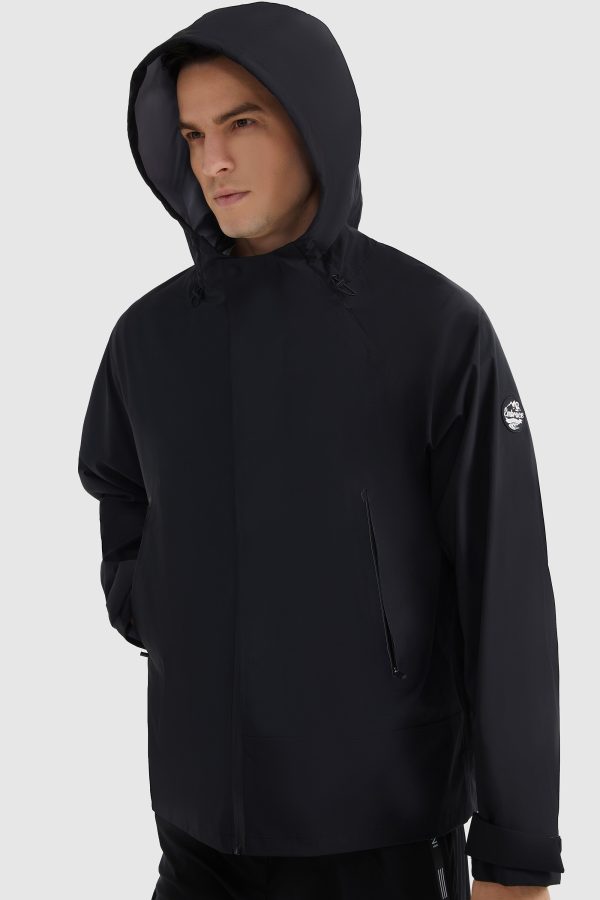 Waterproof Hooded Rain Jacket - Image 8