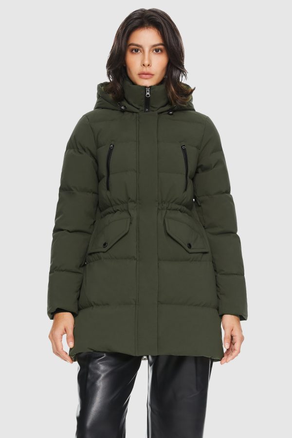 Waterproof Thickened Down Jacket with Hood - Image 46